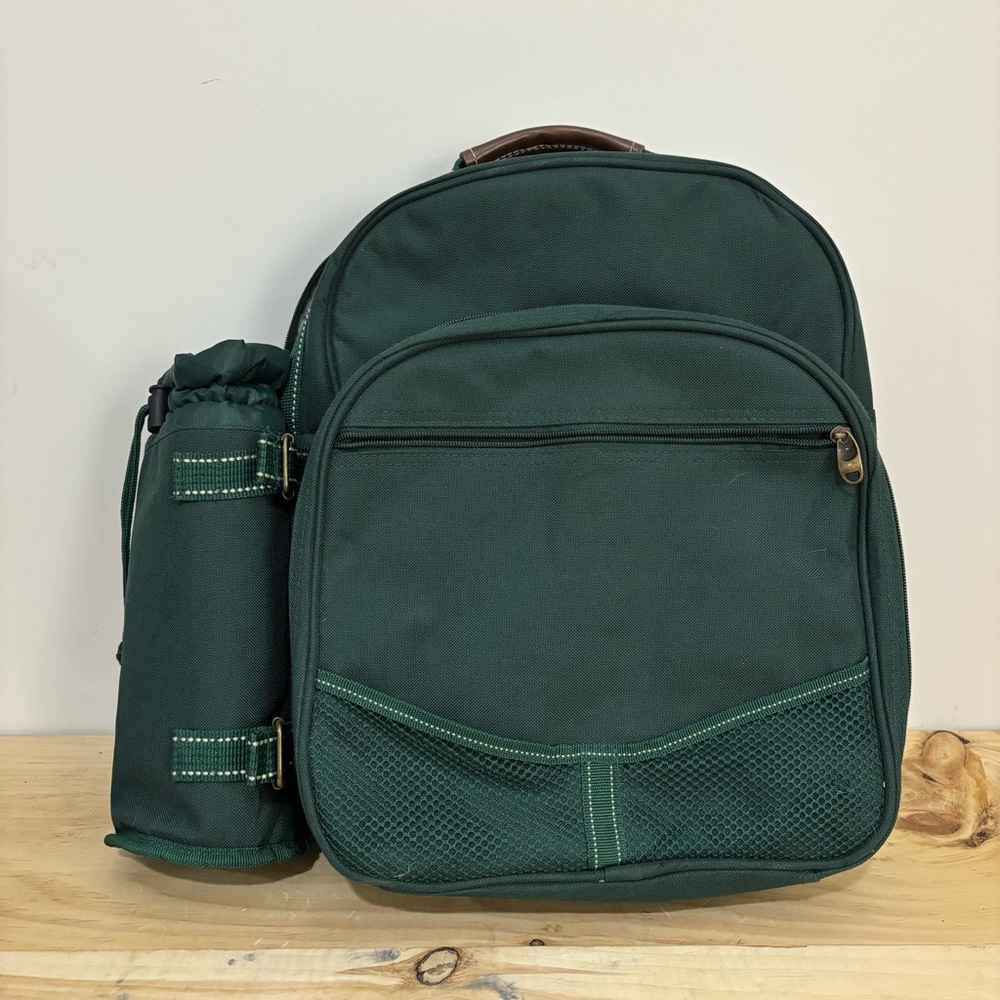 Picnic at ascot green picnic bag backpack